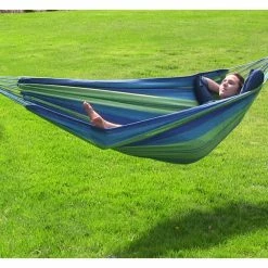 Hot Sale โค๏ธ Sunnydaze Decor Fabric Sunnydaze Double Brazilian Double Hammock ๐ฅฐ