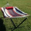 Wholesale 👏 Sunnydaze Decor Modern Lines 12 Ft. Rope Hammock With Steel Stand 😀