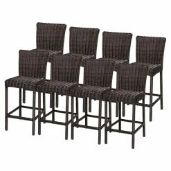 Buy 😀 Side Chairs TK Classics Venice Bar Stool - Set Of 8 ✔️