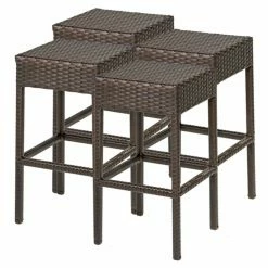 Budget 🧨 Bar Height Chairs TK Classics Napa Backless Bar Stool - Set Of 4 🔔