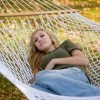 Buy 👏 Twin Oaks Hammocks Twin Oaks Green Living Envirope Single Rope Single Hammock ⌛