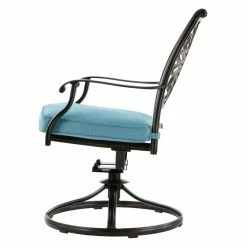 Discount 😀 Conversation Sets Hanover Traditions Aluminum Square Fire Pit Patio Chat Set 😍 -Hammocks store scaleALMO1321