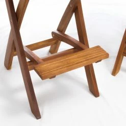 Best reviews of 🤩 Bar Height Chairs HN Outdoor Kincaid Foldable Outdoor Wood Barstool 🎁 -Hammocks store scaleBSHD950