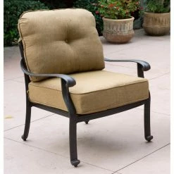 Brand new 👍 Conversation Sets Darlee Elizabeth 5 Piece Aluminum Deep Seating Fire Pit Patio Set 👍 -Hammocks store scaleELIT544