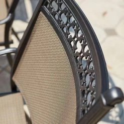 Deals ⌛ Patio Dining Sets Darlee Mountain View 9 Piece Aluminum Square Fire Pit Patio Dining Set ⭐ -Hammocks store scaleELIT708