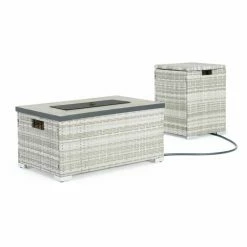 Buy 🧨 Conversation Sets Sego Lily Magna 4 Piece Fire Pit Conversation Patio Set ⭐ -Hammocks store scaleFLO369