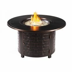 Hot Sale ✨ Conversation Sets Oakland Living Rica Rico Aluminum 5 Piece Propane Fire Pit Chat Set 🤩 -Hammocks store scaleOL1103